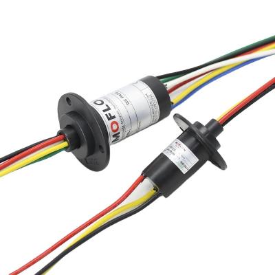 China MOFLON Precious Metal MW1430 Slip Rings, 10 Circuit Large Current Slip Rings, 4-10WIRES 30AMP Alternator Slip Ring for sale