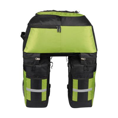 China Wholesale Large Capacity Recycling Saddle Bags Bicycle Saddle Rear Shelf Package As Picture Shows for sale