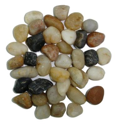 China Modern Polished Pebbles for Landscaping Garden, Yellow River Rock, Yellow Natural Polished River Pebble Stoned River Pebble Stone for sale