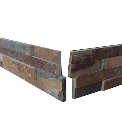 China Wholesale High Safety Best Price Natural Cultured Slate Split Stone Wall Cladding for sale