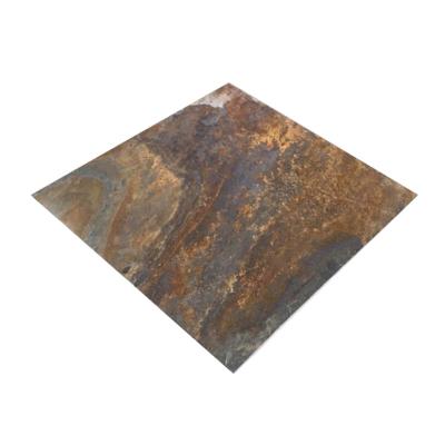 China Safety Lower Price Rusty Slate Tile Factory Supply Rusty Slate High Yellow Building Material for sale