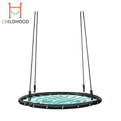 China Strong Safe Outdoor Swing Seat Rope Hanging Kids Around Net Swing for sale