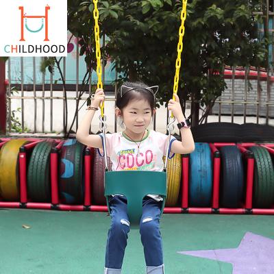 China Comfortable Safety EVA Outdoor Playground Hanging Baby Swing Set for sale