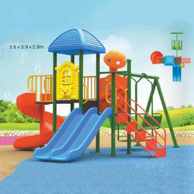 China Safe Commercial Children Plastic Slide Playground Toys Kids Playground Equipment for sale