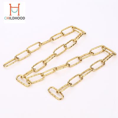 China Safety Customize Nickel Free Colored Plastic Coated Combo Decorative Chain for sale