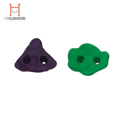 China Durable Plastic Indoor Kindergarten Rock Climbing Equipment Climbing Holds Points for sale