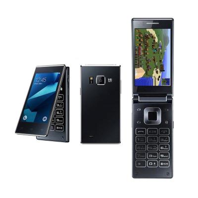 China Samsung SM-G9198 2GB 16GB ROM Flip Dual-Screen Dual SIM Android Mobile Phone G9198 for sale