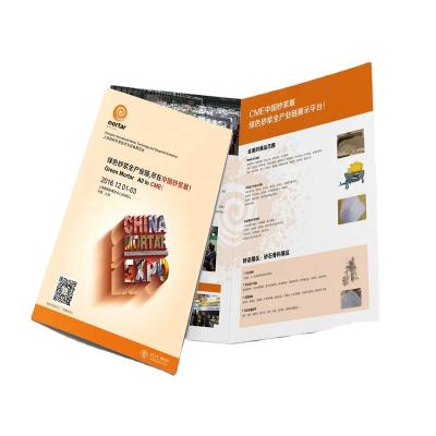 China Custom printed paper printed flyer/flyer/catalogue/booklet printed by promotion instruction folding leaflet,cheap brochure for sale