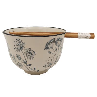 China Sustainable Wholesale Good Quality Handmade Japanese Style Eco - Friendly Rice Soup Bowl for sale