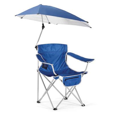 China Wholesale Contemporary Fishing Director Chair Camping Casual Folding Beach Chairs With Canopy Sun Shade for sale