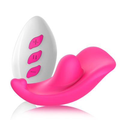 China Portable Silicone+ABS USB Buttufly Vibrator 10 Speed ​​Magnetic Wireless Clitoris Vibrator Wearable Panties Vibrator for sale