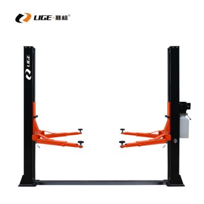 China Car Repair Center Hydraulic 2 Post Car Lift Vehicle Lift Manual Open 2 Post Lift 4.0T5.0T for sale