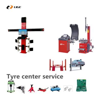 China Dismantling car tire tire service workshop equipment solution of the new for sale