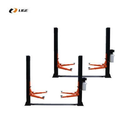 China Car repair center car lift garage equipment for sale machine 2 post base plate car lift cheap lift for sale