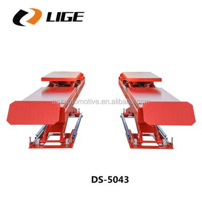 China Automotive car repair center in-ground scissor car lift for wheel alignment DS-5043 for sale