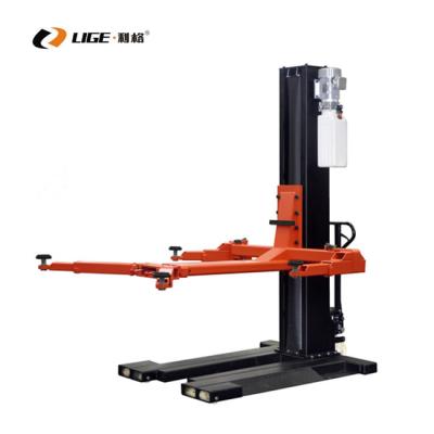 China Hot sale car repair center sale DS-1M25 car lifter lift with CE hydraulic single mobile post car lifts for sale