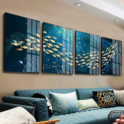 China Modern And Simple Modern And Simple Crystal Porcelain Painting Luxury / Waterproof+ECO-Friendly Ice Crystal Porcelain Glass Painting for sale