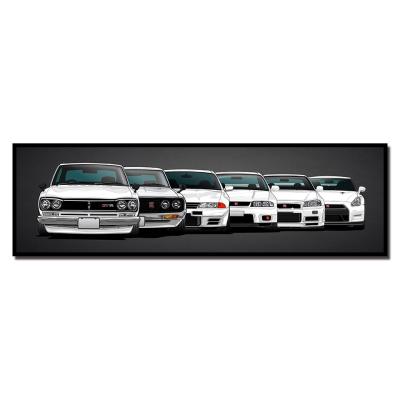 China High resolution & Waterproof Modern Bedside Car Wall Art Canvas Print Home Decorative Painting Pictures for sale