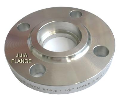 China 304L Stainless Steel RF Socket High Quality Stainless/Duplex Weld BS4504 Steel/Alloy Steel JIJIA Flange 3.2-6.4um for sale