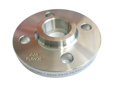 China Stainless Steel / Steel / Alloy Duplex JIJIA Forged EN1092-1 To Duplex Steel F53 Threaded Flange for sale