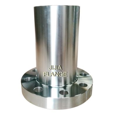 China CNC stainless/duplex steel/alloy steel JIJIA MACHINED ASME B16.5 FORGED STAINLESS STEEL 304L LWN FLANGE for sale