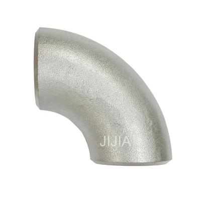 China Factory Price Stainless Steel/Alloy Steel JIJIA 304L Seamless Butt Welding Elbow Stainless/Duplex 90 Degrees for sale