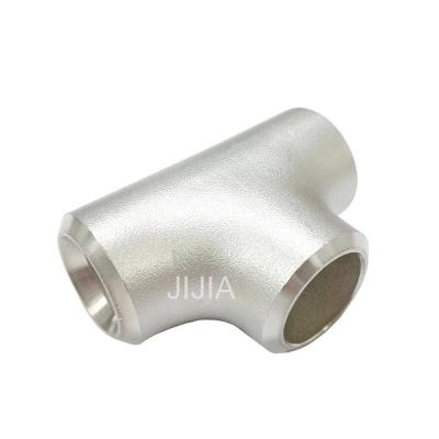 China Stainless Steel/Alloy Steel Pipe Fitting 304 Stainless Steel Butt Welding Chinese Seamless Tee/Duplex JIJIA for sale