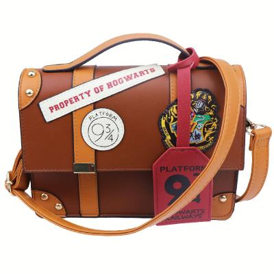 China Fashion Harry Potte Bag Hogwarts Wallet Shoulder Bag PU Leather School of Witchcraft and Wizardry Hogwarts Women Women Bag for sale