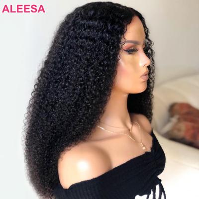 China Raw Curly Kinky Virgin Hair Wig, 150% 180% HD Density Full Lace Human Hair Wig Wholesale, Kinky Curly, Glueless Wigs For Black Women With Baby Hair for sale