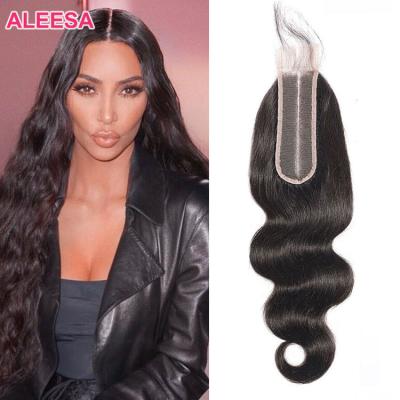 China Wholesale Price Virgin Hair Lace Closure Women Silky Straight Swiss Frontal Closures 2*6 Brazilian Wave Hair Weave With Closure for sale