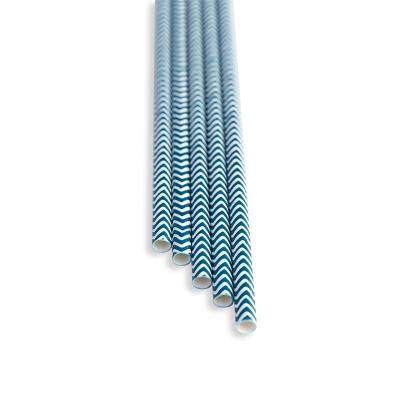 China Maochun Eco Soft Drinks Or Boba Tea Paper Colorful Striped Biodegradable Disposable Straws, 60gsm Paper For Straws for sale