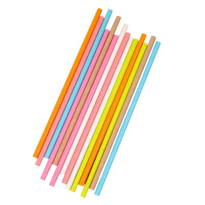 China Maochun Boba Biodegradable Disposable Tea Paper Custom Paper Straws Individually Wrapped, Thick Paper Kids Birthday Party Decorations for sale