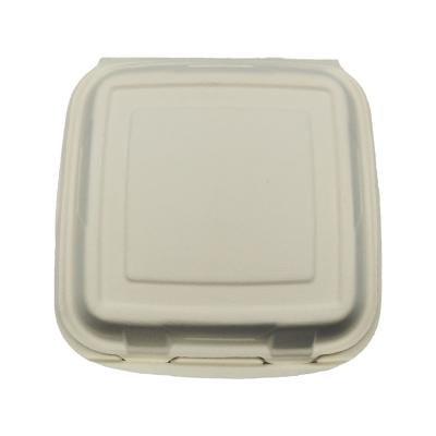 China New Product Disposable Sugar Cane Bagasse Pulp Burger Box MAOCHUN Cake and Cake Stand with Best Price for sale