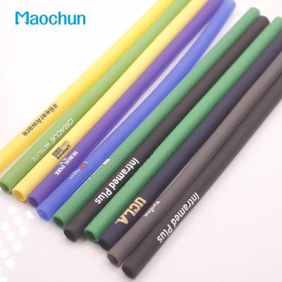 China Supply Straw Cover Silicone, Reusable Collapsible Silicone Straw With Topper from Art Decor Maochun Custom Kitchen, Easy to Clean for sale