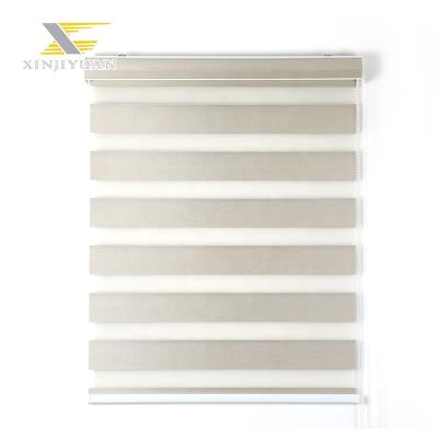 China Contemporary Hot Selling Horizontal Wholesale Home Blackout Zebra Blinds Flame Retardant Roller Shades for sale