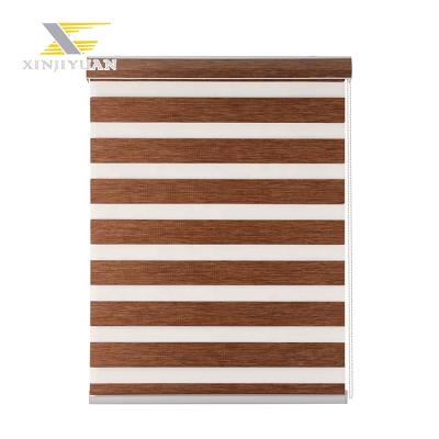 China Different Types Contemporary Manual Slat Customized Roller Zebra Blinds European Customized for sale