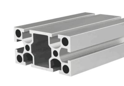 China Op maat gemaakte zilveren zwarte V-slot 20X20 100mm-1500mm Aluminium profiel extrusieonderdelen Te koop