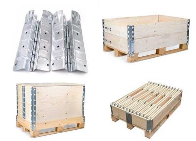 China Accesorios de maquinaria Galvanizado Caja de madera Collar de paleta Cadena de 1,5 mm de espesor en venta