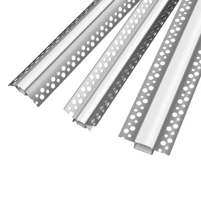 China Verbiegelung von LED-Streifen Aluminium-Lichtkanal-Gips Aluminium-Extrusionsteile zu verkaufen