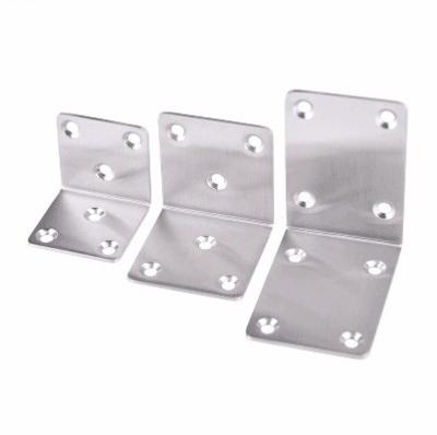 China Custom Zinc Plated Carbon Steel Angle Bracket Galvanized Metal Steel Wood Connector Angle Corner Brackets for sale