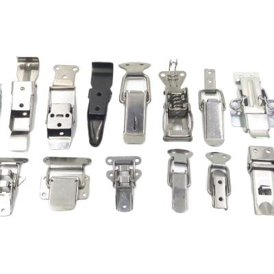 China Stainless Steel 304 Toggle Latch Nickel Plated Zinc Finish Spring Loaded Box Clamp Lock Hardware Product for sale