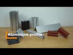 Custom Surface Treatments Sliding Door And Window Frame Aluminum Extrusion Parts