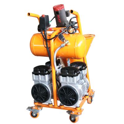 China Spray hot sale cement and mortar 4300W construction site portable cement mortar spraying machine for sale