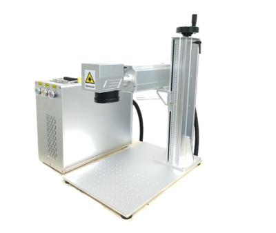 China Laser Marking Mini Rotary Fiber Laser Rotary Marking Machine High Speed ​​Printing Fabric For Metal for sale