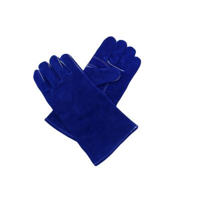 China CE Cowhide Labor Leather Welding Gloves Work Safety Hand Heat Abrasion Resistant Anti Puncture Resistant Anti Puncture Welding Gloves for sale