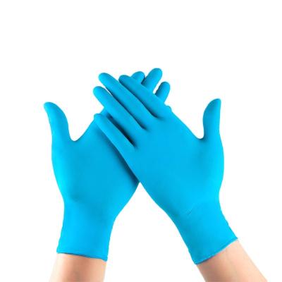 China Medical New Design Waterproof Nitrile Gloves Manufacturers for sale