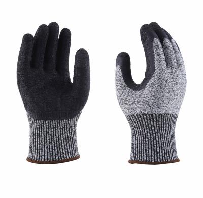 China Level 5 CE EN388 Sandy Nitrile Cut Resistant Work Anti Cut Gloves for sale