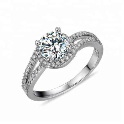 China Classic Jewelry CLASSIC 925 Sterling Silver Ring USA Design Engagement Women for sale