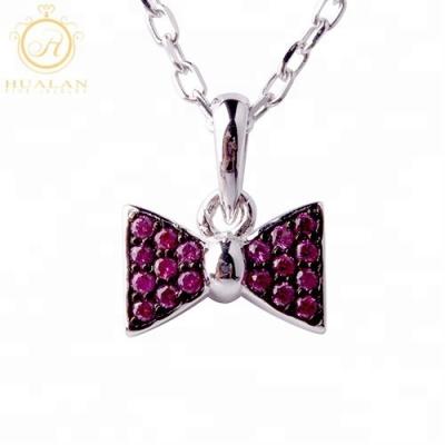 China FASHIONABLE Wholesale CZ Pave Jewelry 925 Sterling Silver 925 Sterling Silver Pendant Necklace for sale