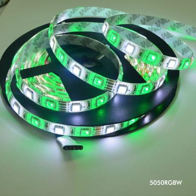 China ABS 5050 60led/m RGB+W LED Ribbon Light Non-waterproof or IP65 Waterproof RGBW LED Tape Light 12V 5050 RGBW LED Strips for sale